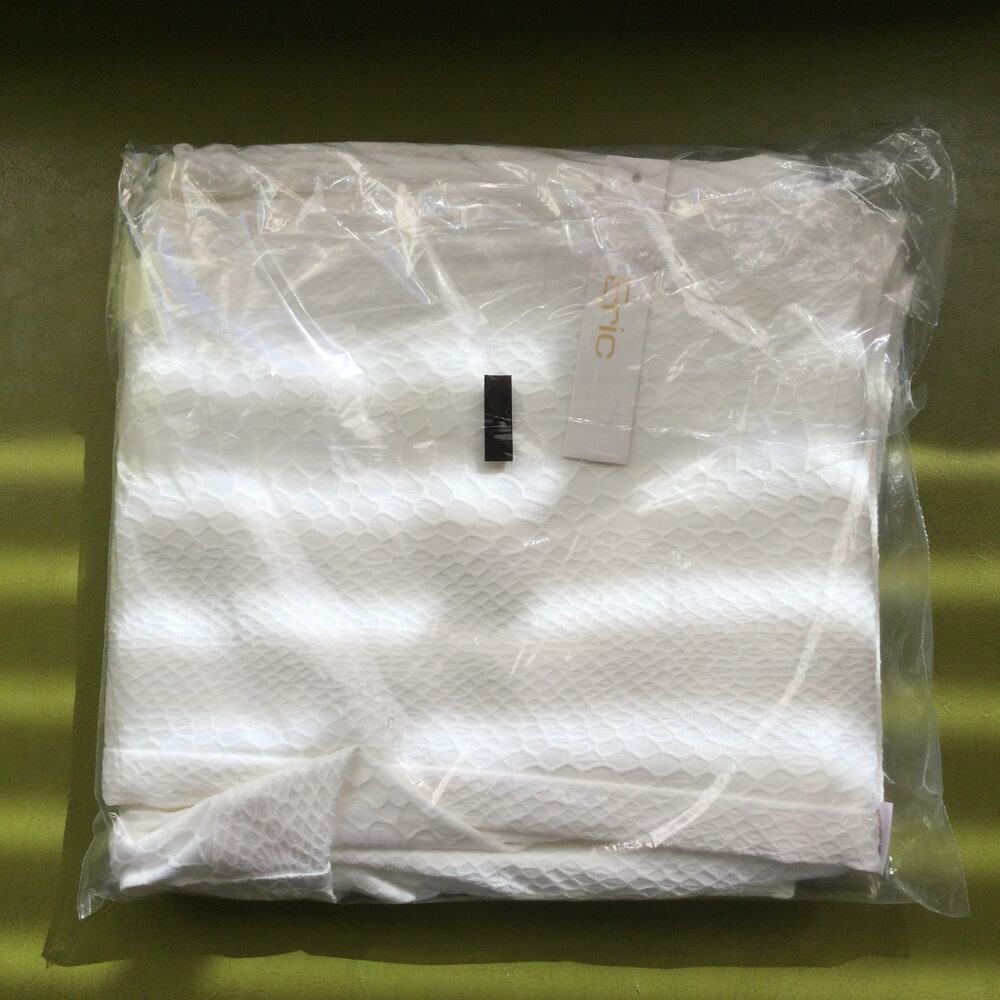 Eric Jeans White Embroidered Snakeskin Skinny jeans 14 NWT